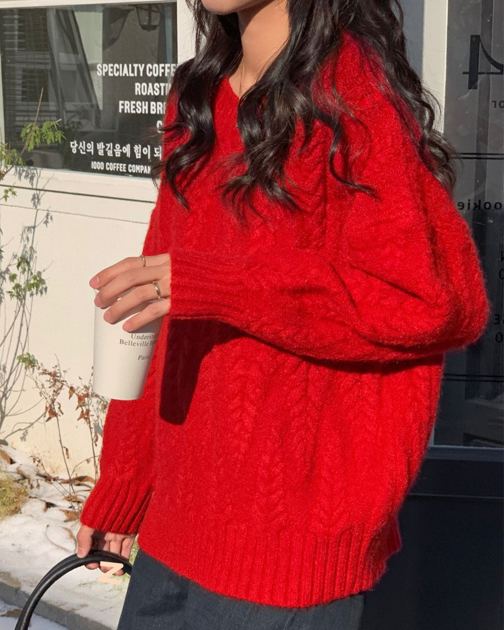 Wheat Twist Knitted Pullover Sweater for Cozy Elegance