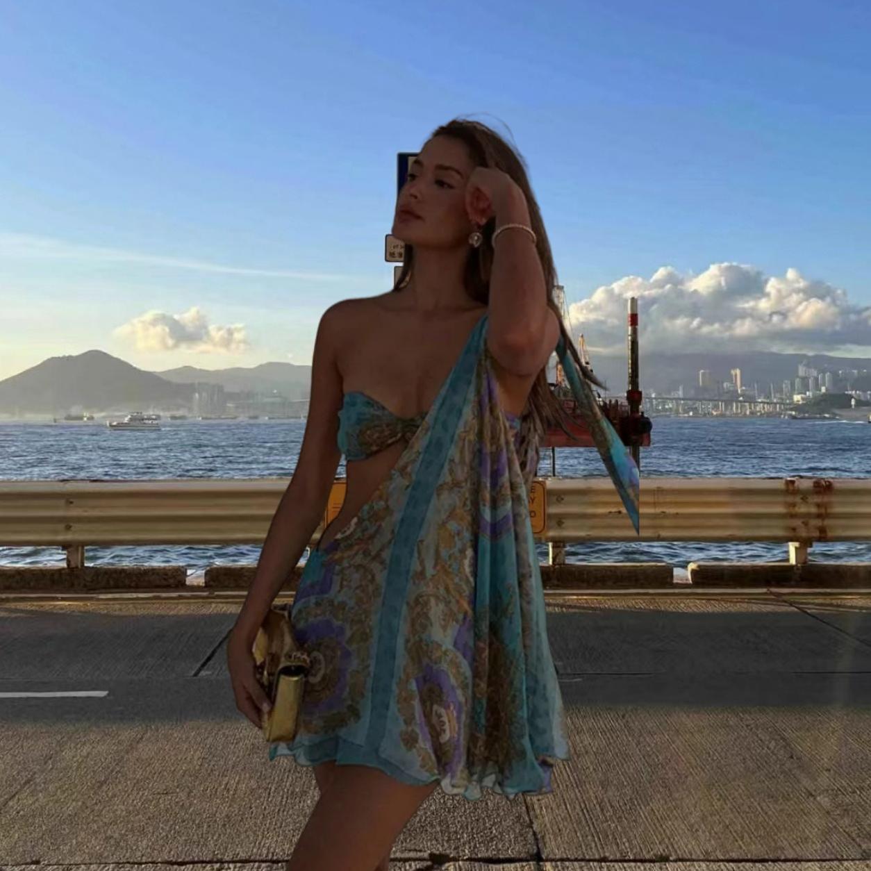 Off-Shoulder Party Evening Gown Dress