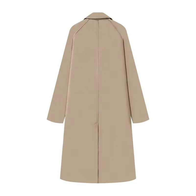 Maple Trail Plaid Lined Trench Coat for Stylish Warmth