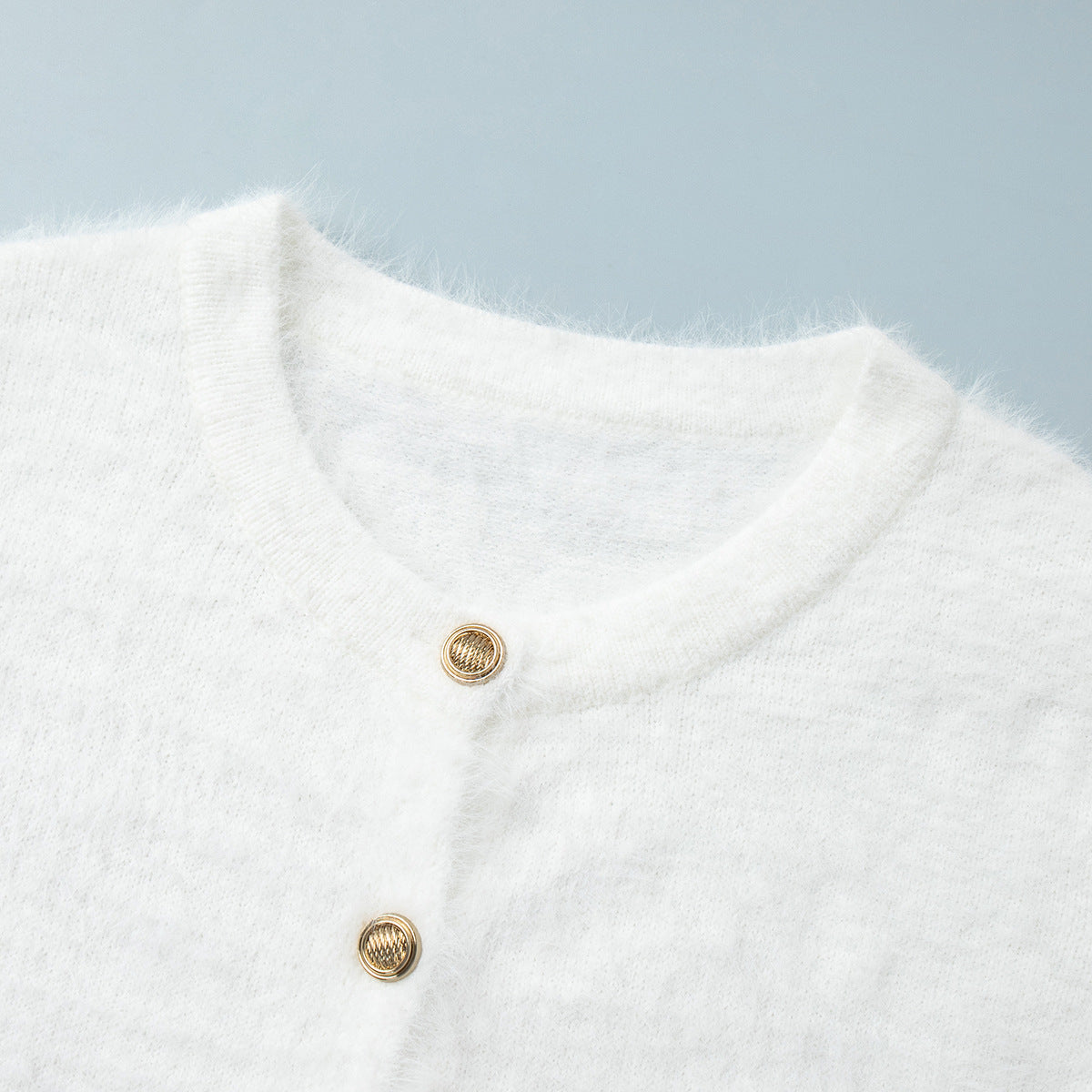 Plush Long-Sleeved Coat and Maxi Skirt Set for Elegance