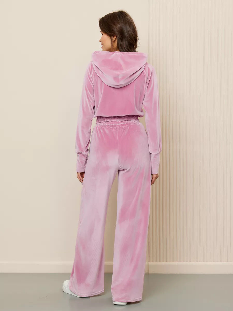 ShoptheCIC Minimalist Fleece Hoodie and Sweatpants Set