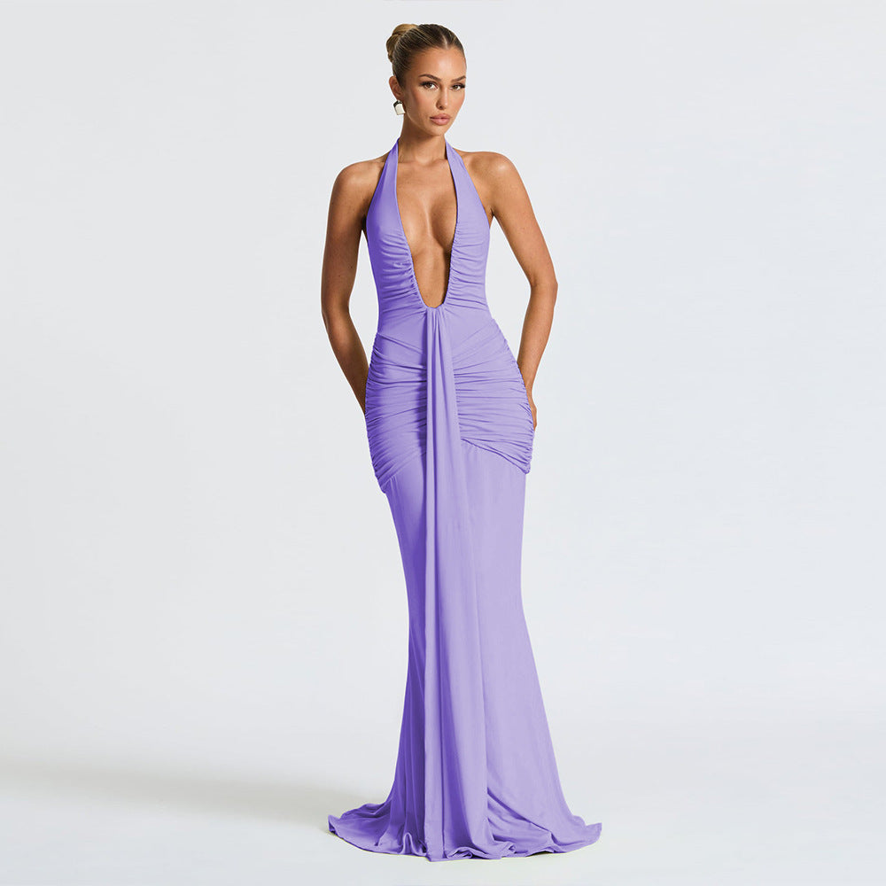 Aster Maxi Dress - Purple