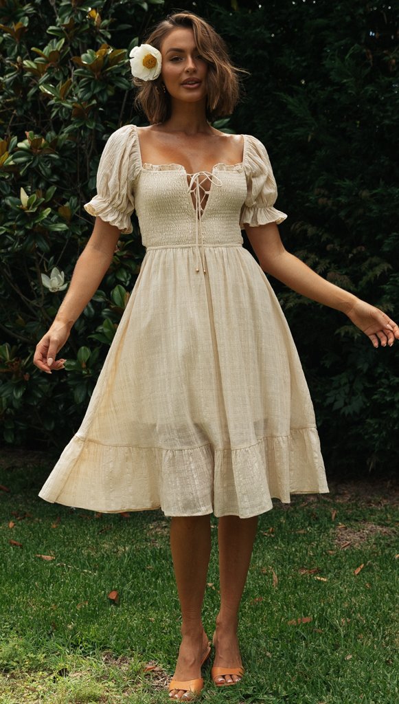 Scenic Town Embroidered Floral Maxi Dress - Fashionpara