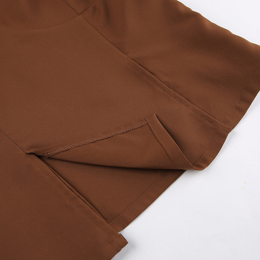 Freya Co-Ord Set - Brown