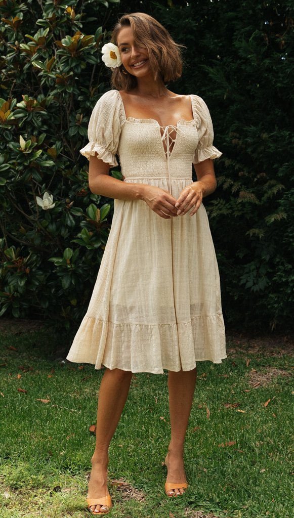 Scenic Town Embroidered Floral Maxi Dress - Fashionpara