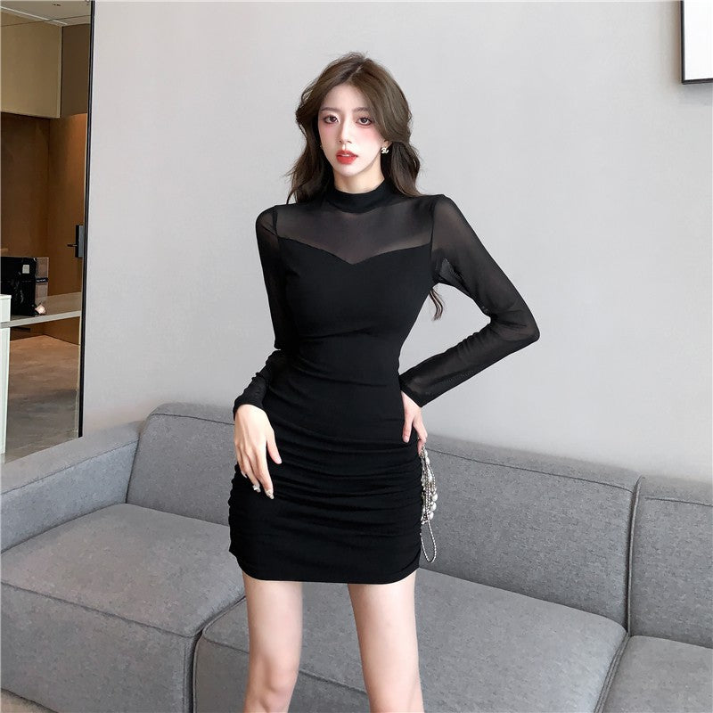 No Going Back Mesh Mini Dress - Fashionpara