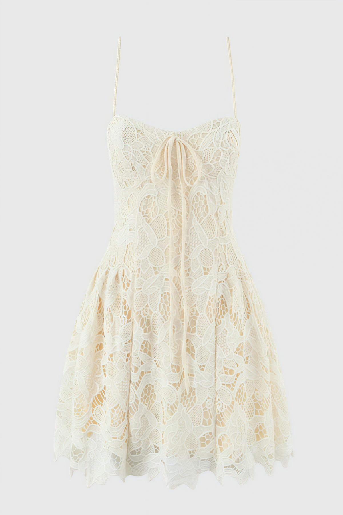 Kalvek Lace Sleeveless Mini Dress - View 6