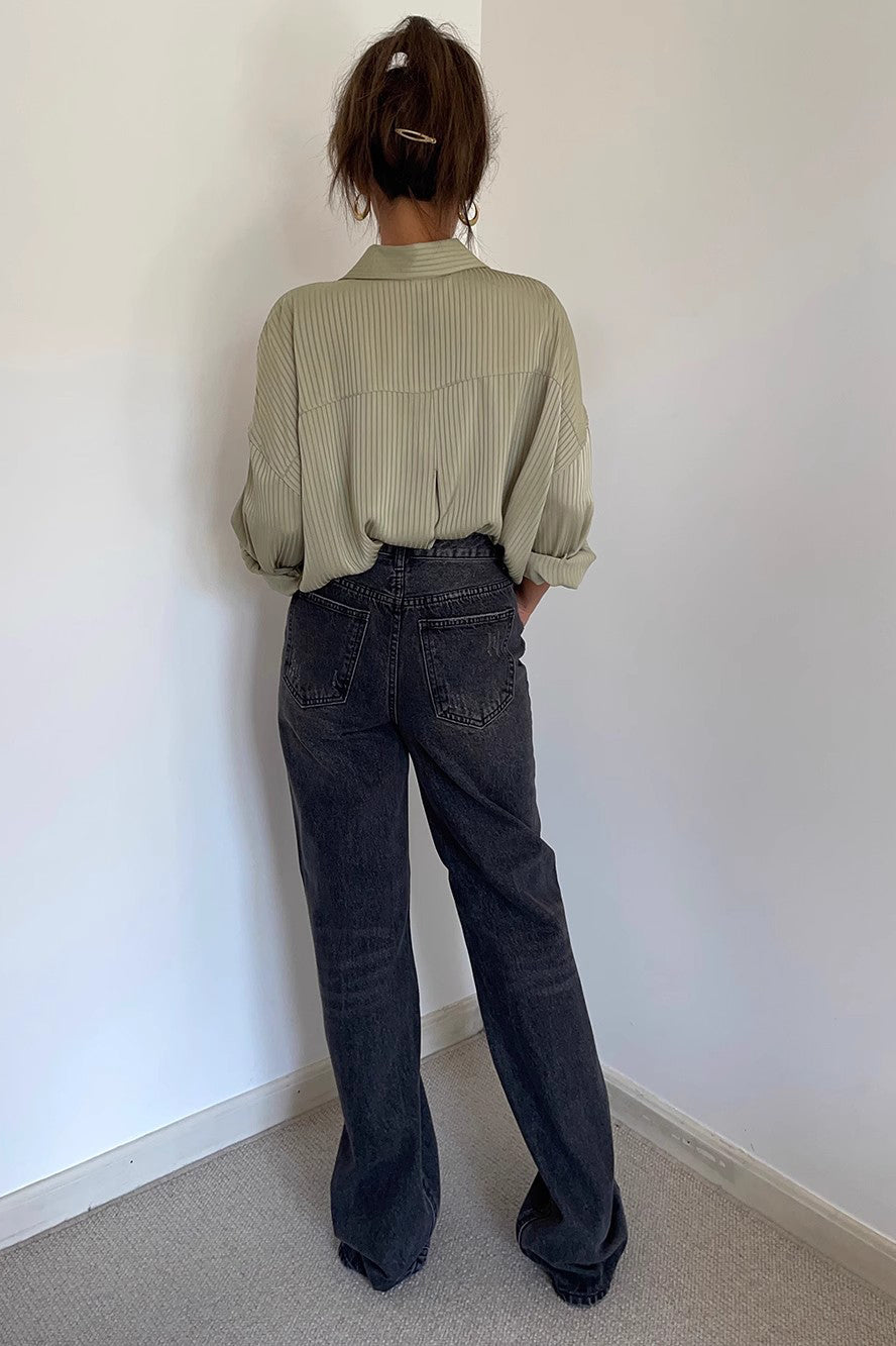 High Waist Buckle Detail