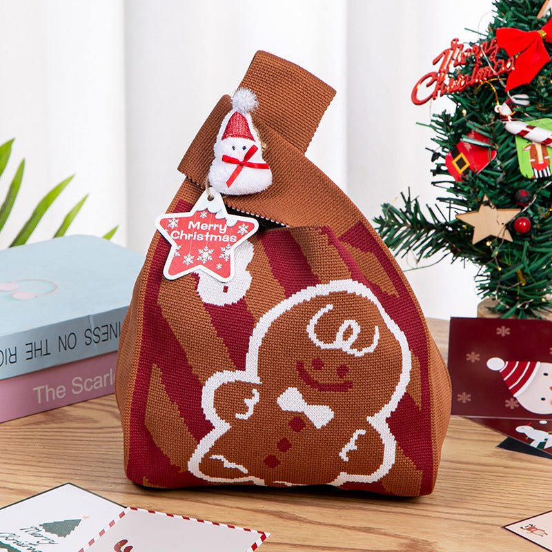 Knitted Handheld Candy Gift Packaging Bag