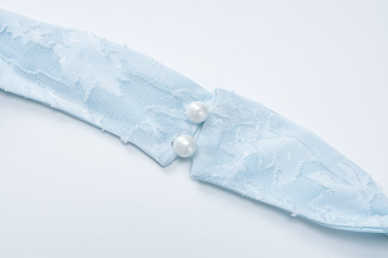 Backless Short Summer Dress Lace-up High Waist Dress