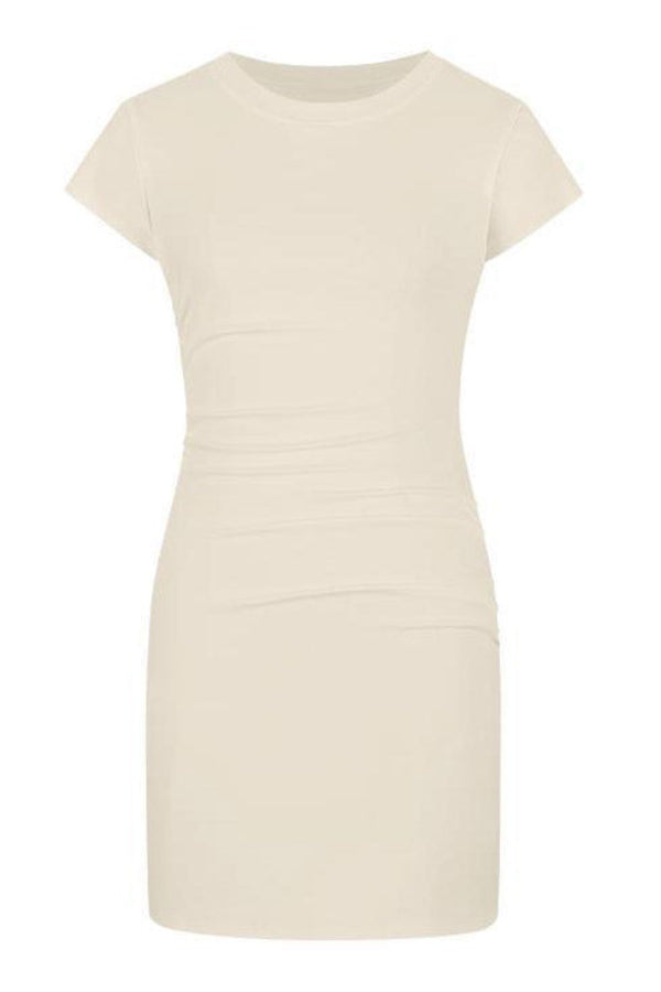 Women's Stylish Grey Slim-Fit Mini Dress