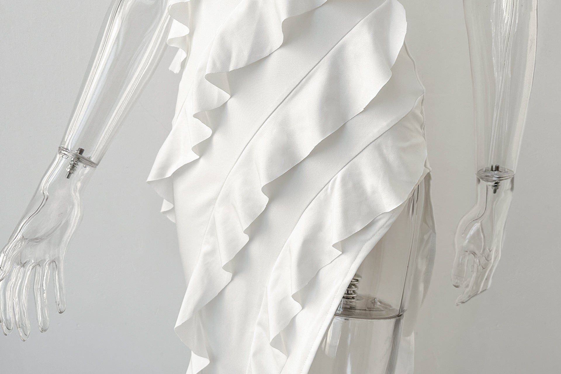 Azrim Maxi Dress - White