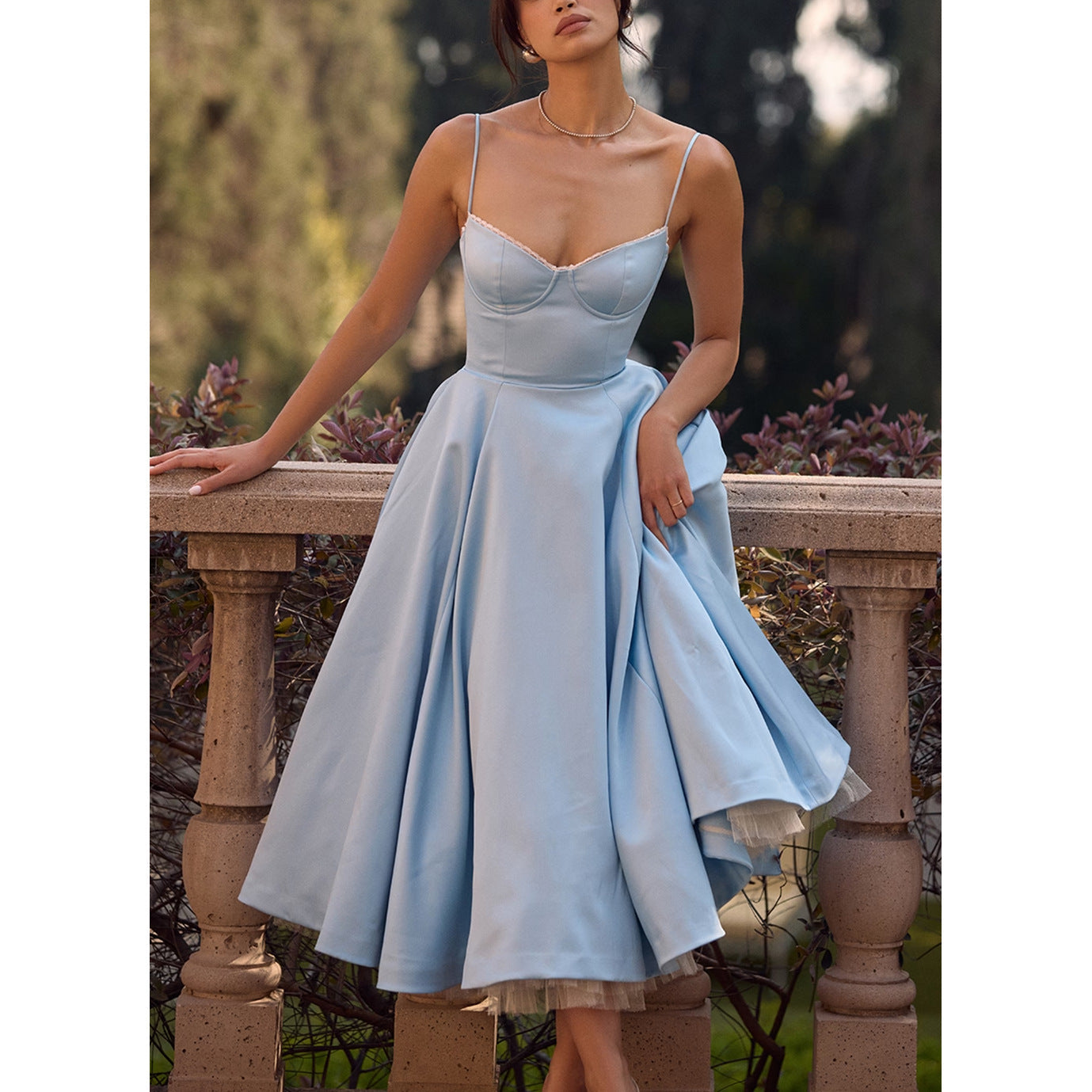 Sleeveless Spaghetti Vestidos for Party