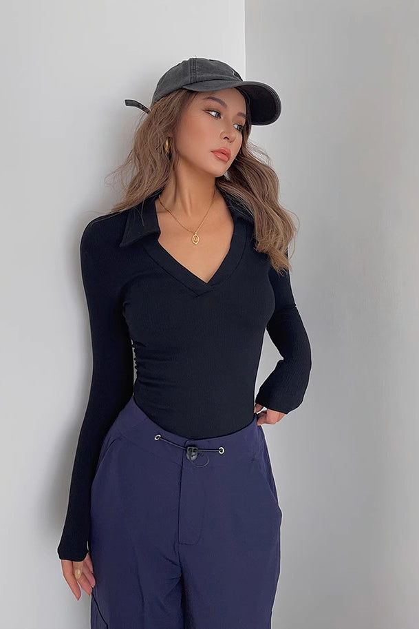 Orro Shop V-Neck Knit Wrap Sweater for Effortless Style