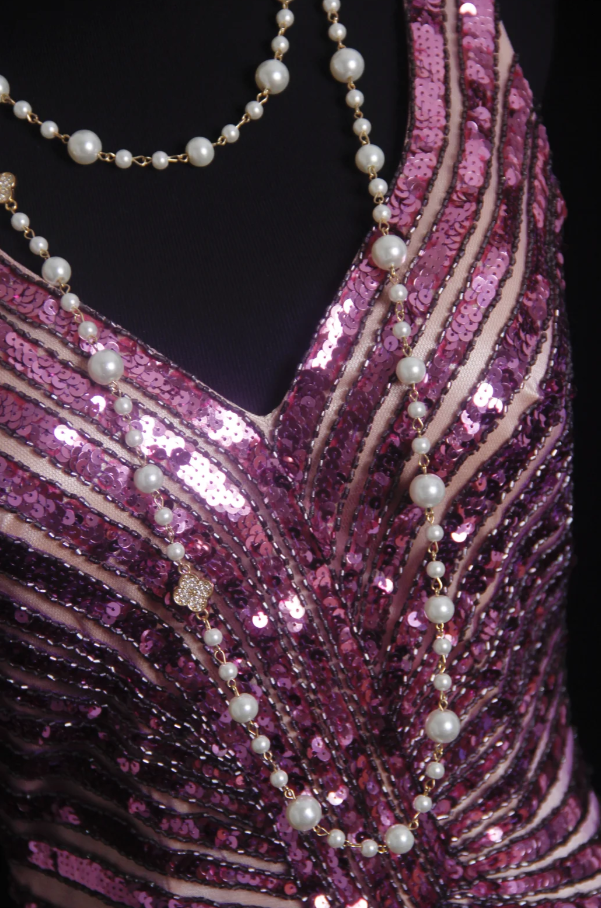 Sparkly V NecK Purple Tulle Sequin Mermaid Evening Dress Long Party Gown D1158