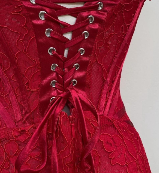 Sexy Red Lace Strapless Sheath Short Cocktail Dress Formal Graduation Homecoming Dress S900