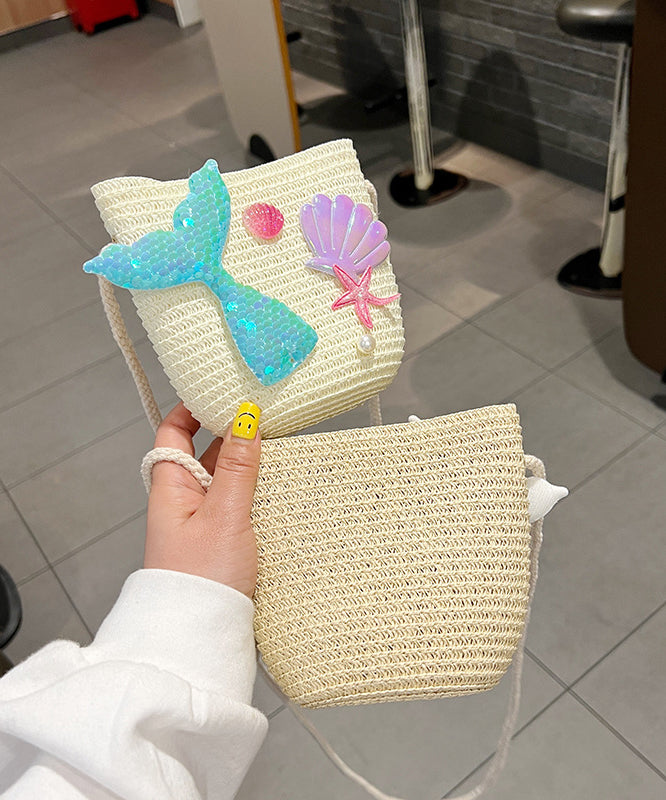 Ocean Mermaid Sequins Kids Messenger Bag