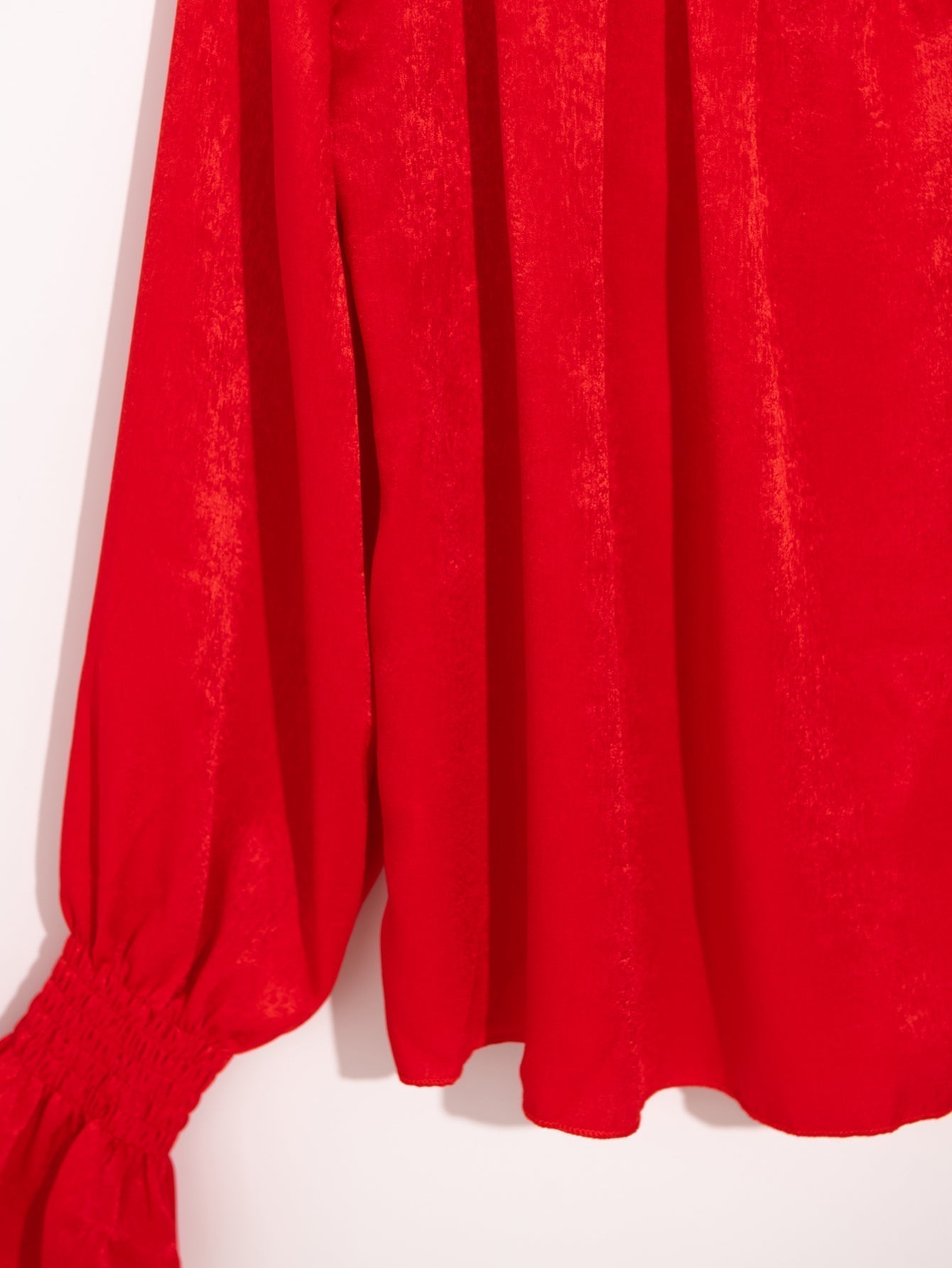 One Shoulder Puff Sleeve Blouse - Fashionpara