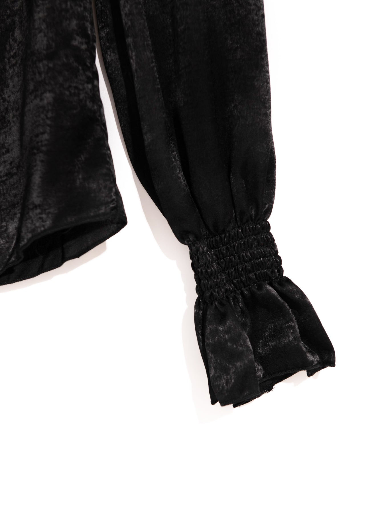 One Shoulder Puff Sleeve Blouse - Fashionpara