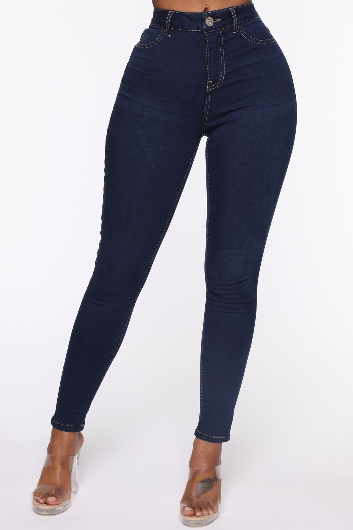 KittenAlarm - Oooh Girl High Rise Ankle Jeans - Rinse