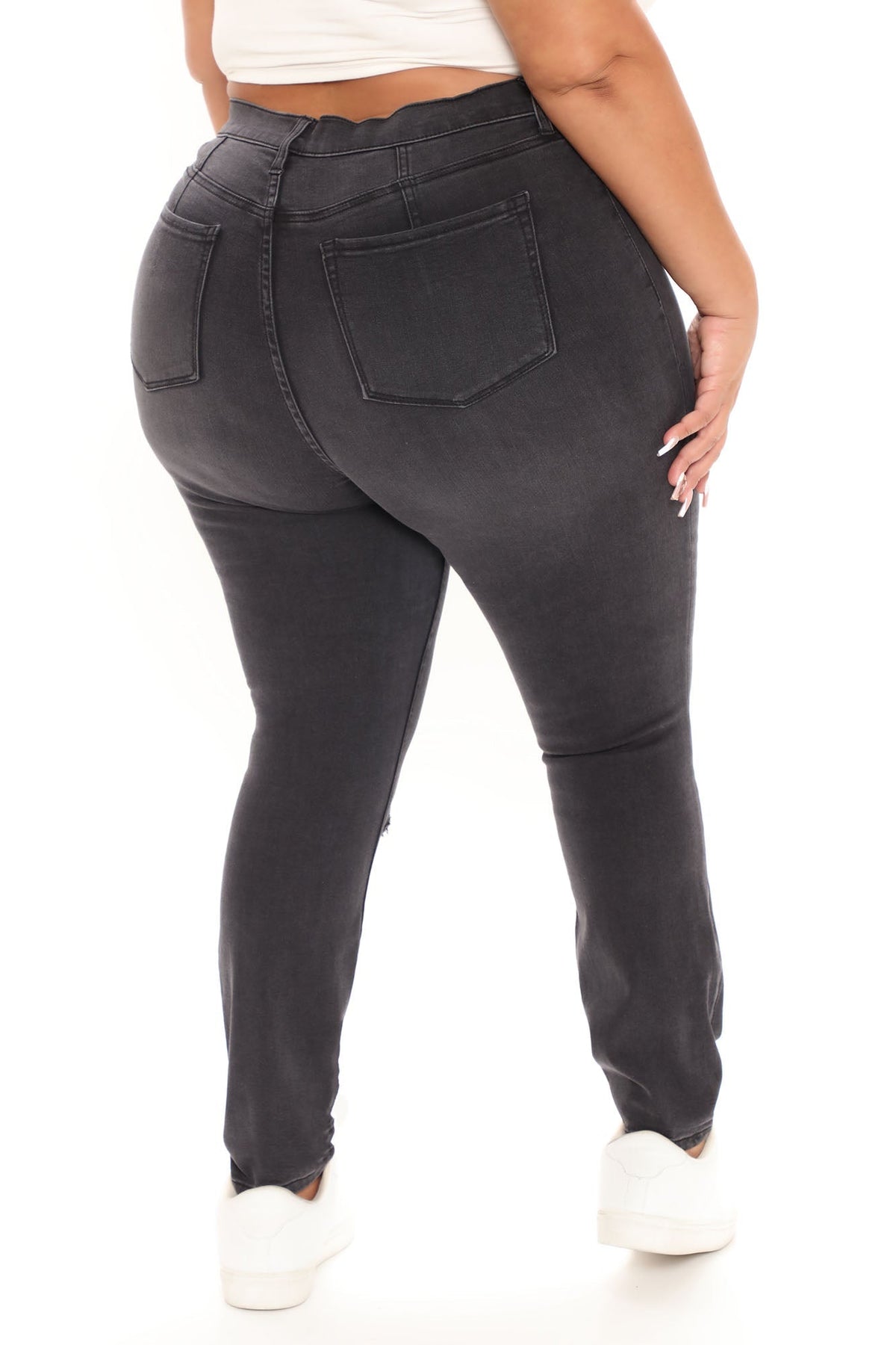 KittenAlarm - Our Favorite High Rise Skinny Jeans - Grey