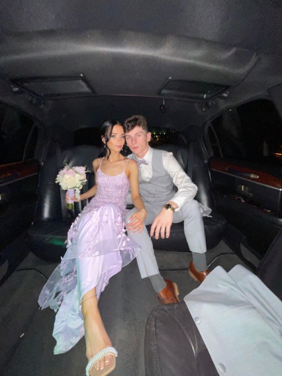 Sexy Mermaid Long Lilac Backless Lace Prom Dress Party Dresses