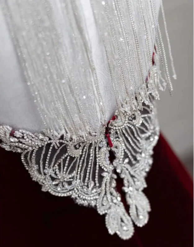 Modest Mermaid Scoop Neckline Burgundy Velvet Long Party Dress Prom Dress