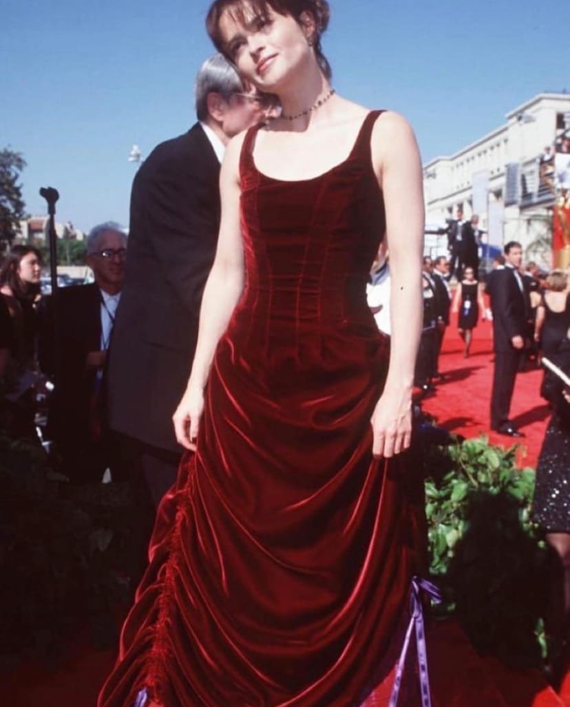 Chic Ball Gown Straps Burgundy Velvet Evening Dress Long Prom Dresses