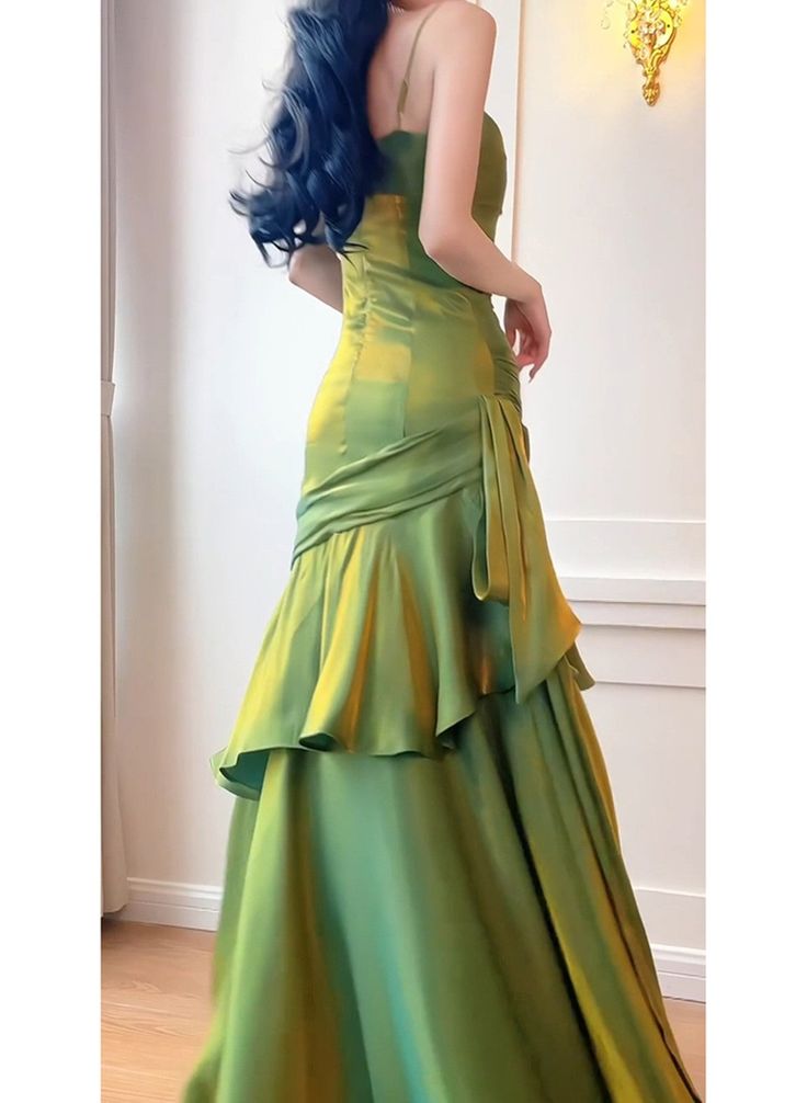 Modest Straps Sweetheart Long Evening Dress Party Dress Formal Dress Prom Dresses