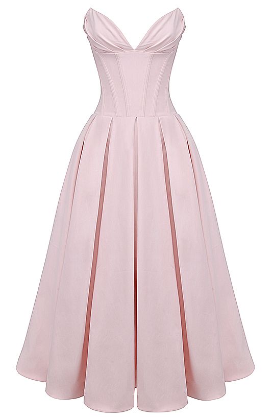 Simple A line Sweetheart Pink Satin Evening Party Dress Prom Dresses