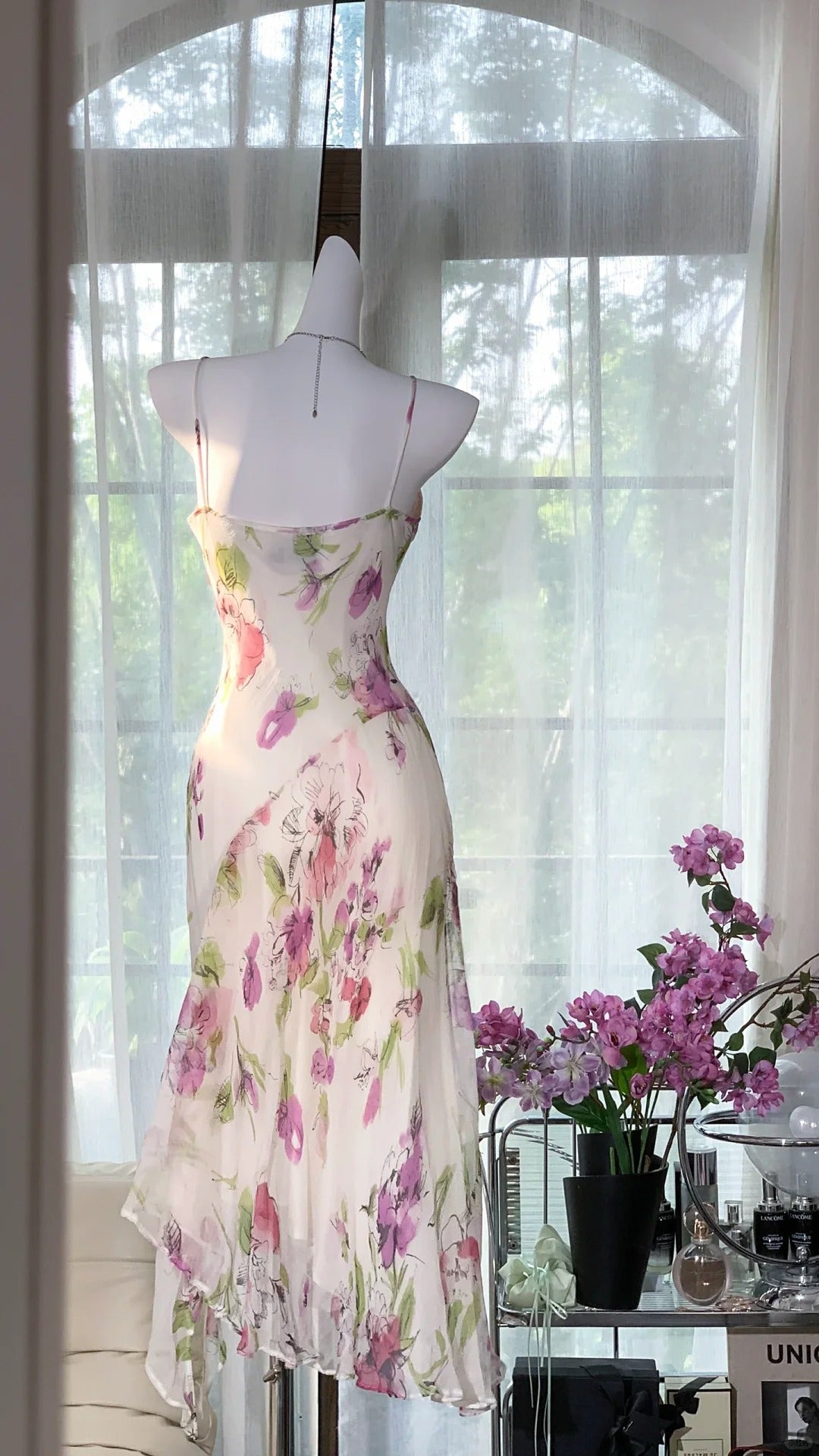 Elegant Printed Strapless Chiffon Mermaid Evening Gown Prom Dress P3255