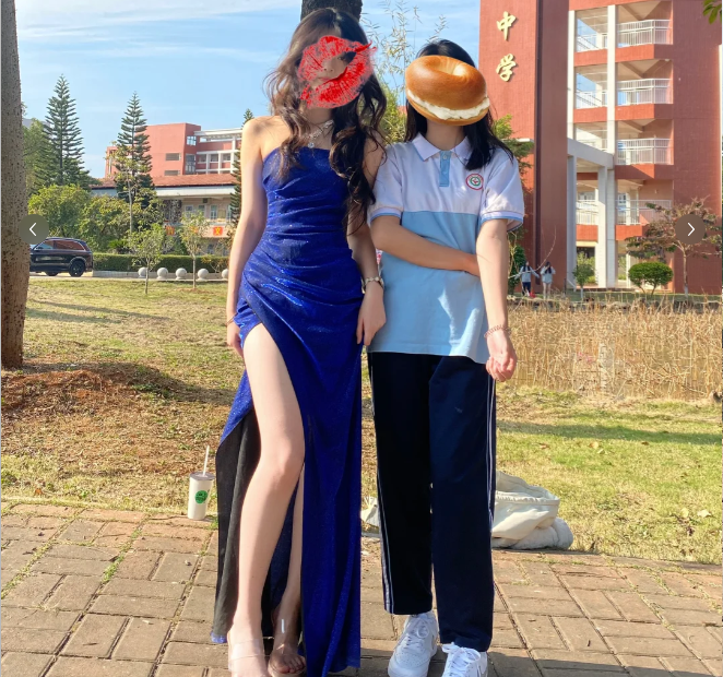 Shiny Strapless Sapphire Blue High Slit Mermaid Evening Dress Prom Dress P3402