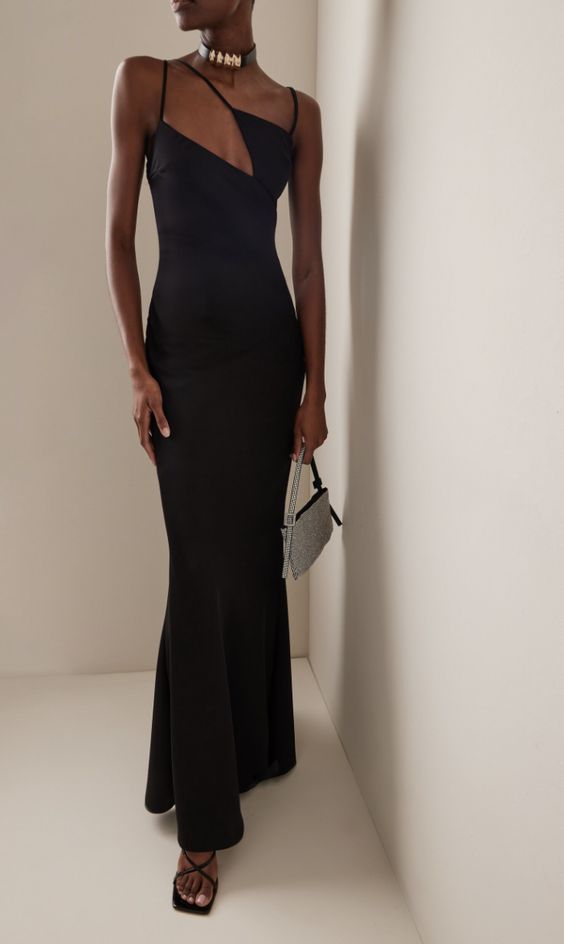 Sexy Mermaid Sleeveless Black Evening Prom Dress 22th Birthday Outfits