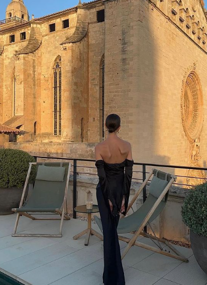 Formal Off-shoulder Sleeveless Mermaid Satin Evening Prom Dresses SD1589