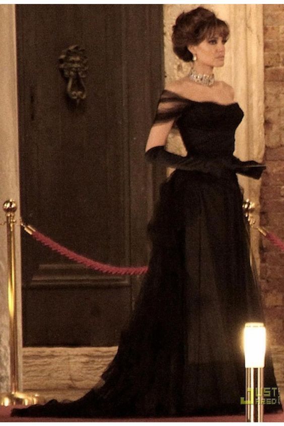 Vintage Ball Gown Black Birthday Party Dresses Off The Shoulder Prom Dresses