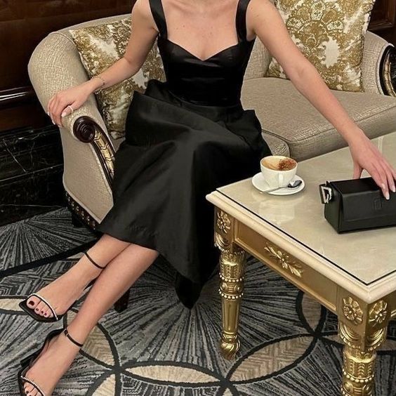 Sexy A line Sweetheart Party Dresses Black Prom Dresses