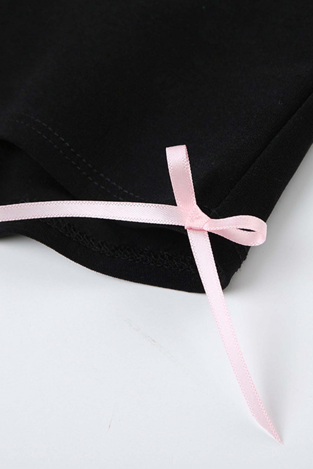 Pearl Chain Lace-up Tank Top