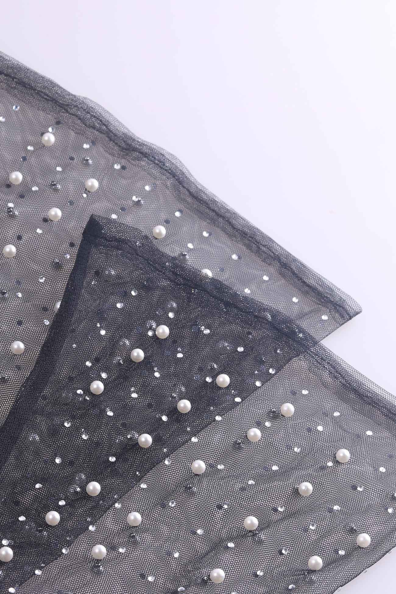 Elegant Pearl Flare Sleeve Tie-Up Cardigan for Stylish Layers