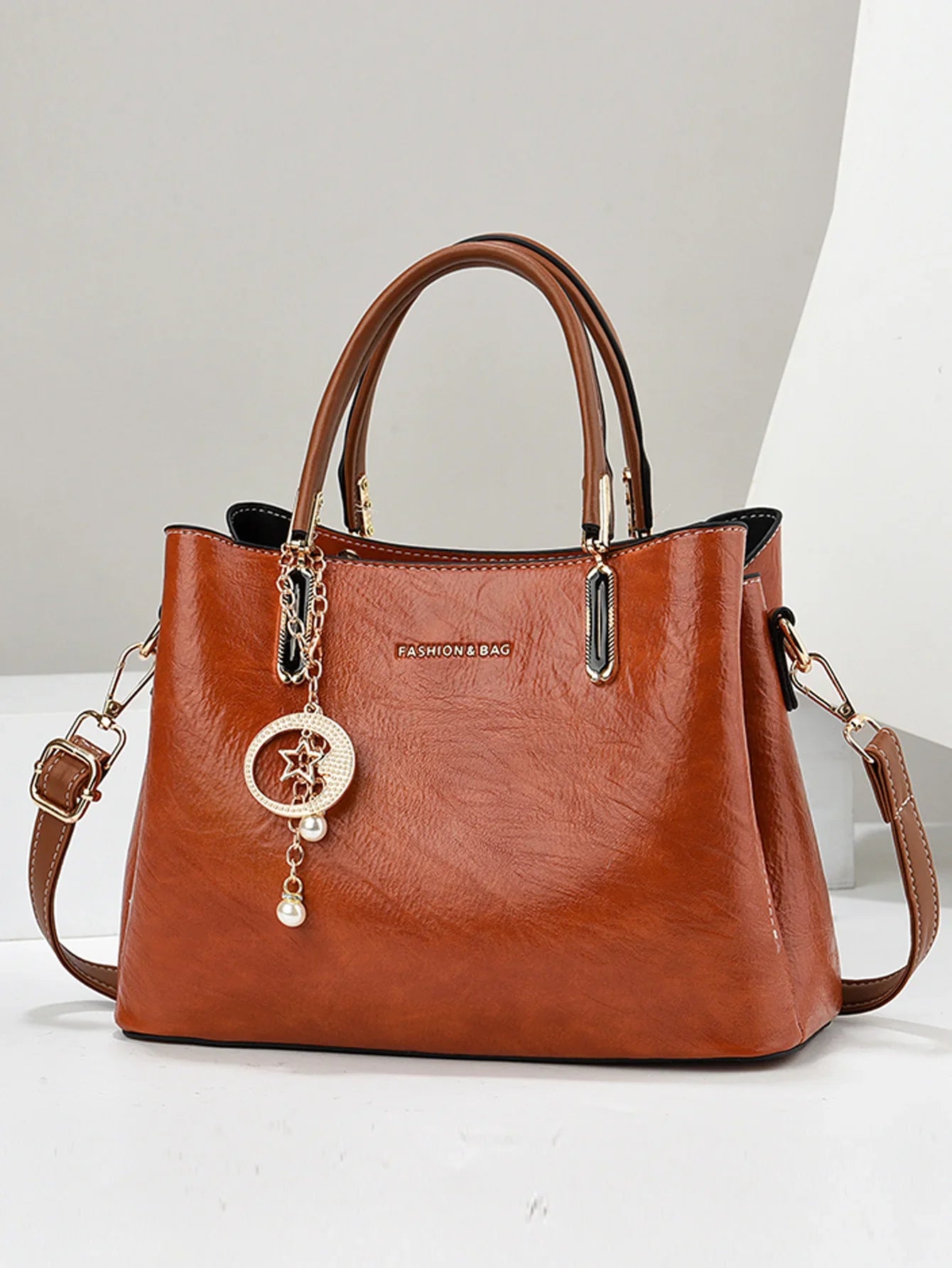 Pure Color Simple Senior Women's Crossbody Handbag