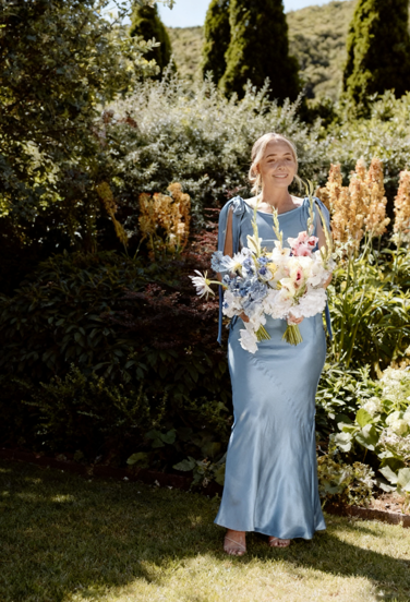 Classy Spaghetti Straps Satin Mermaid Formal Bridesmaid Dress D1112