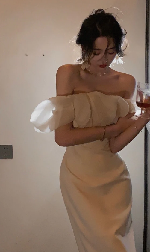 SUMMER OFF SHOULDER PATCHWORK PARTY ELEGANT FASHION OUTFITS ELEGANT MIDI WOMEN DRESS - Fashionpara