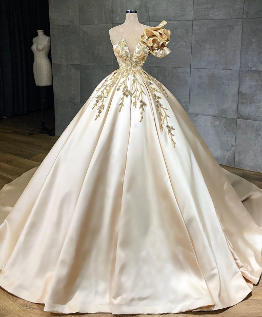 Designer wedding dresses princess formal gown - Fashionpara
