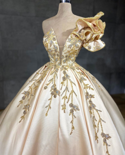 Designer wedding dresses princess formal gown - Fashionpara