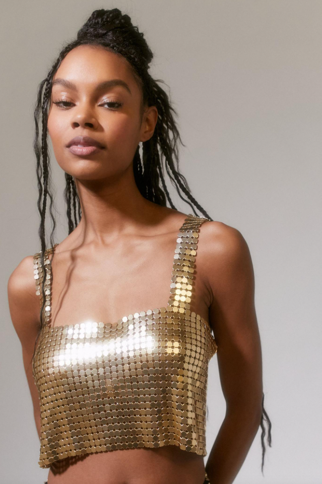 Harlow Metal Stylish Cropped Top