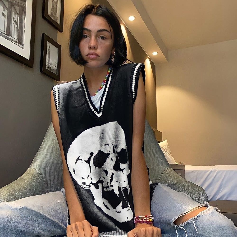 Era Skull Print Vest 3