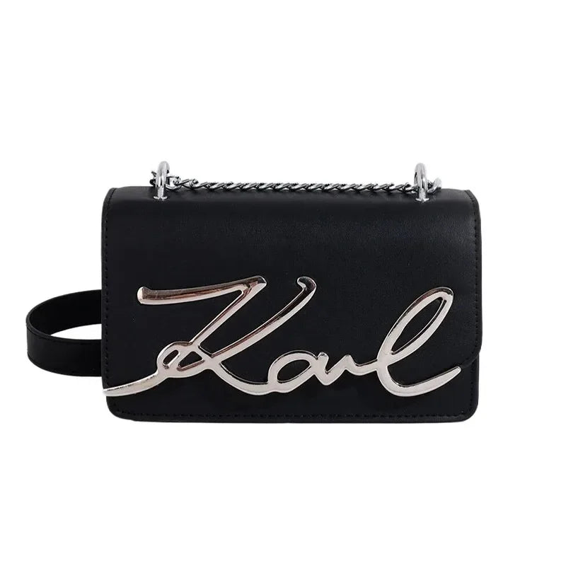 Retro Zipper Square Shoulder Tote Bag