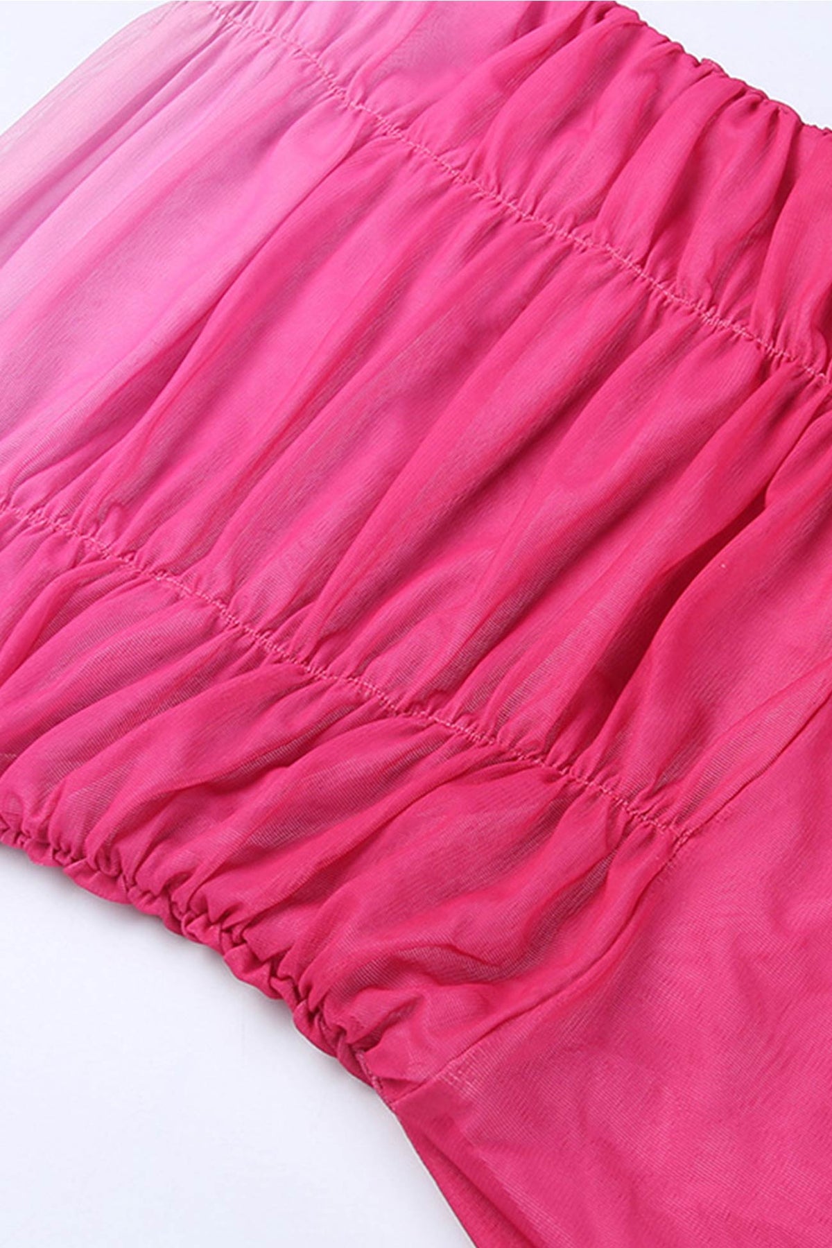 Ruched Strapless Mermaid Maxi Dress