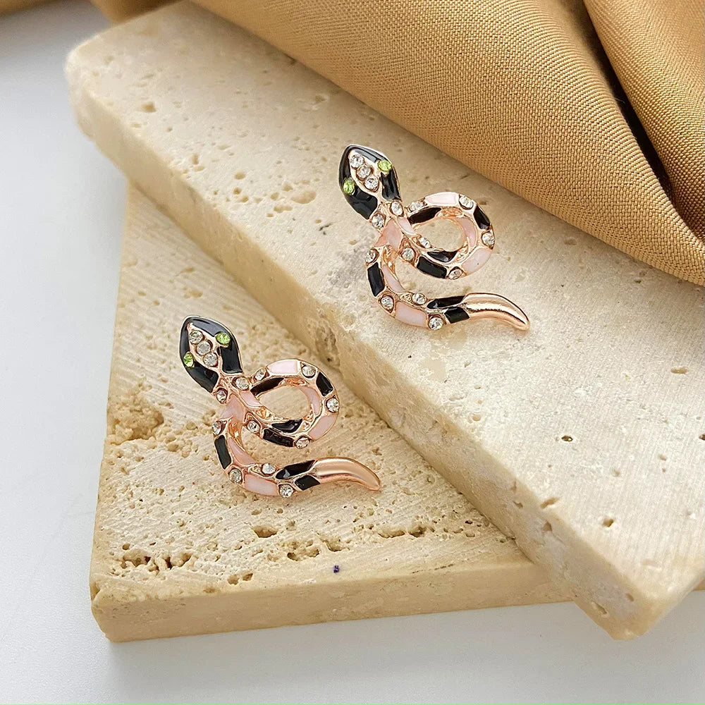 Y2K Spike Rivet Sphere Embrace Hoop Earring