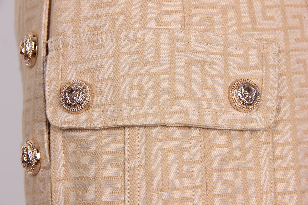 Cia Monogram Jacquard Shorts