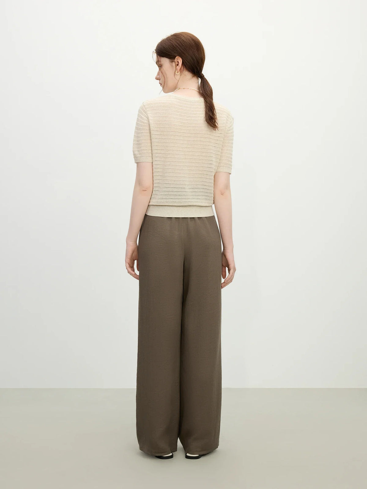 Crochet Knit Linen Vacation Cardigan